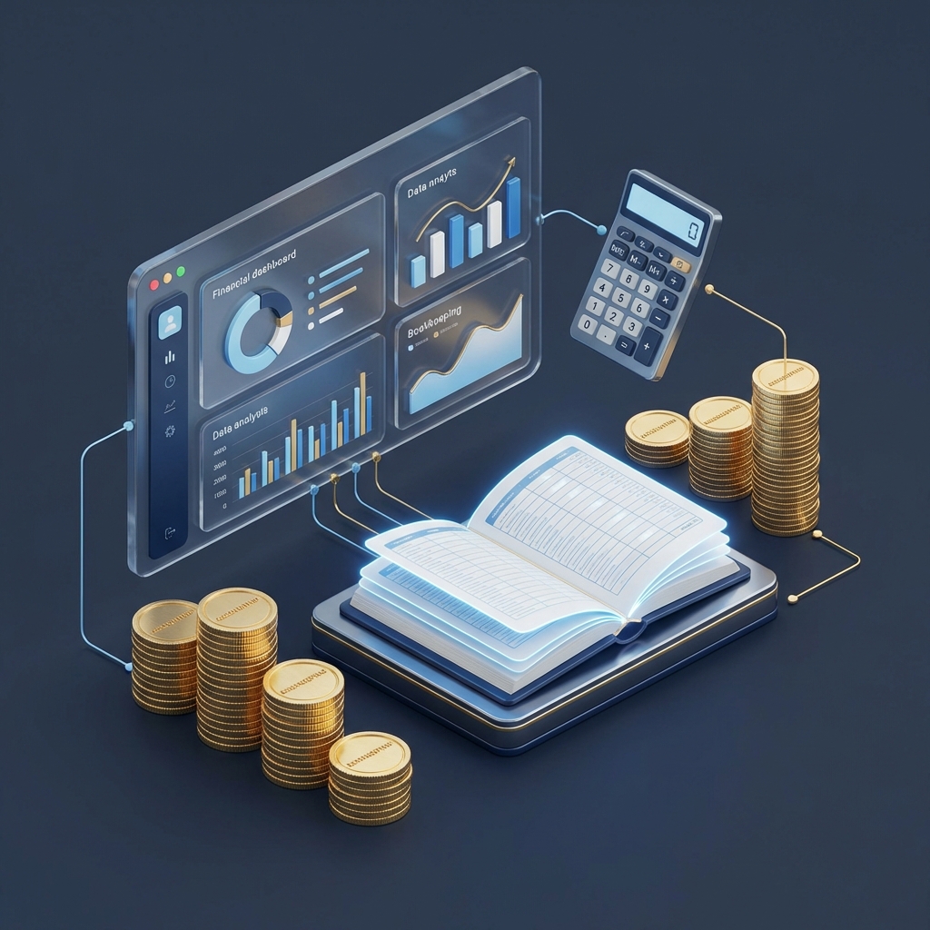 Smart Accounting Dashboard 3D