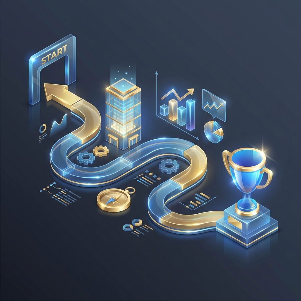 Business Roadmap 3D