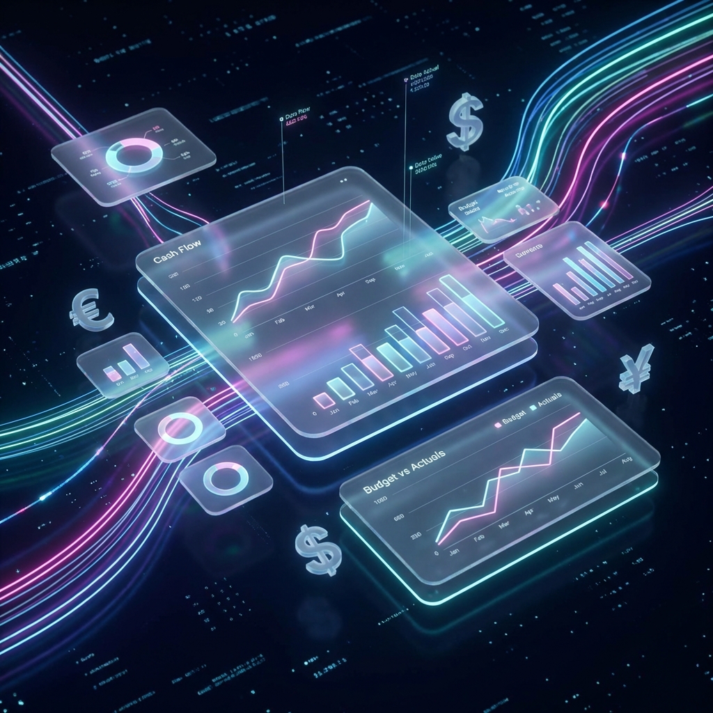 Cash Flow Dashboard 3D
